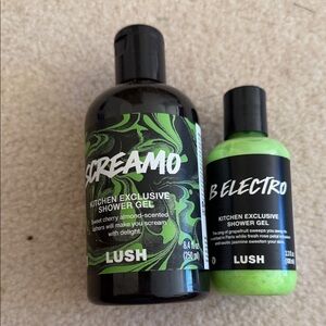 Lush ScreamO and B Electro Shower Gel Duo - Black and Green